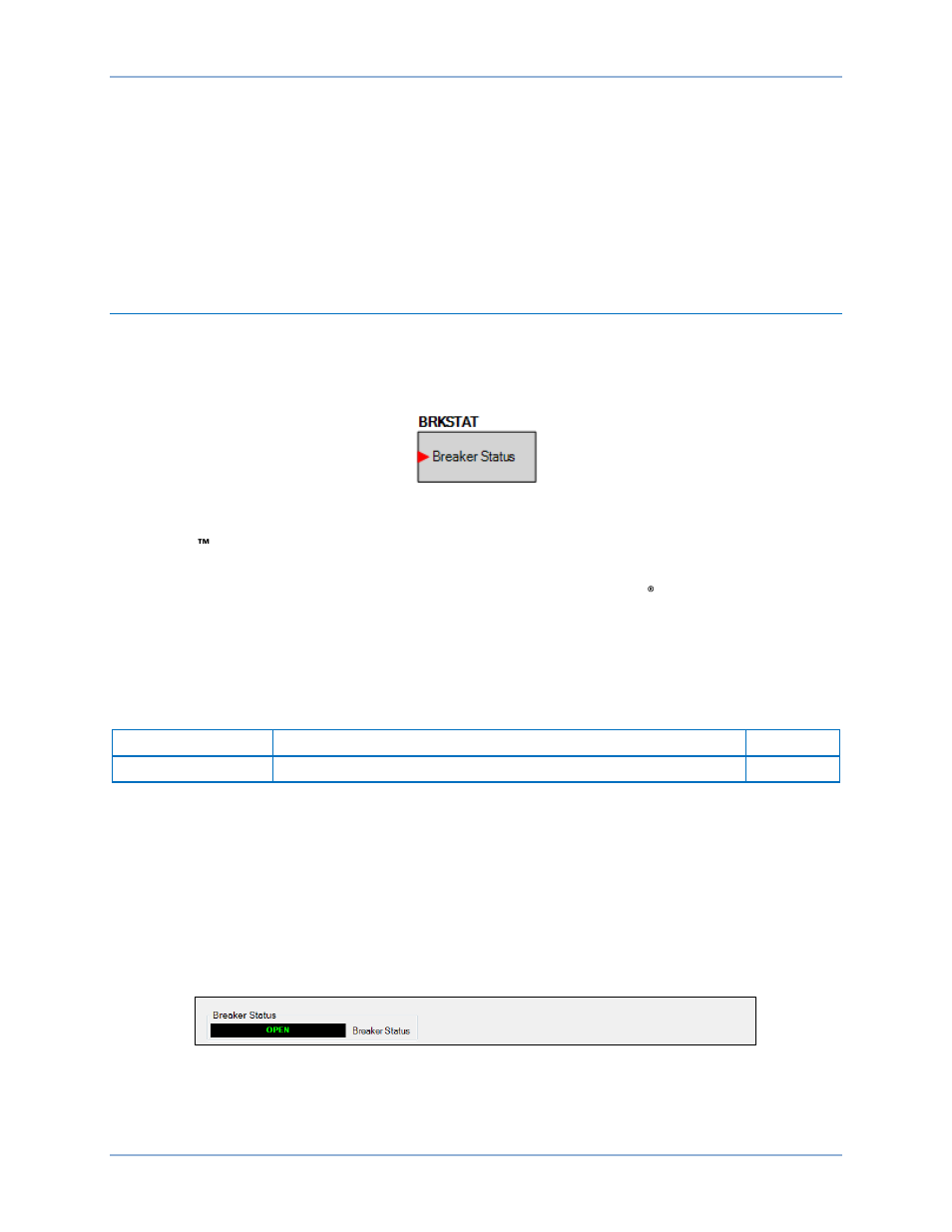 Breaker monitoring, Breaker status reporting, Bestlogic™plus settings for breaker status | Basler Electric BE1-11g User Manual | Page 225 / 672