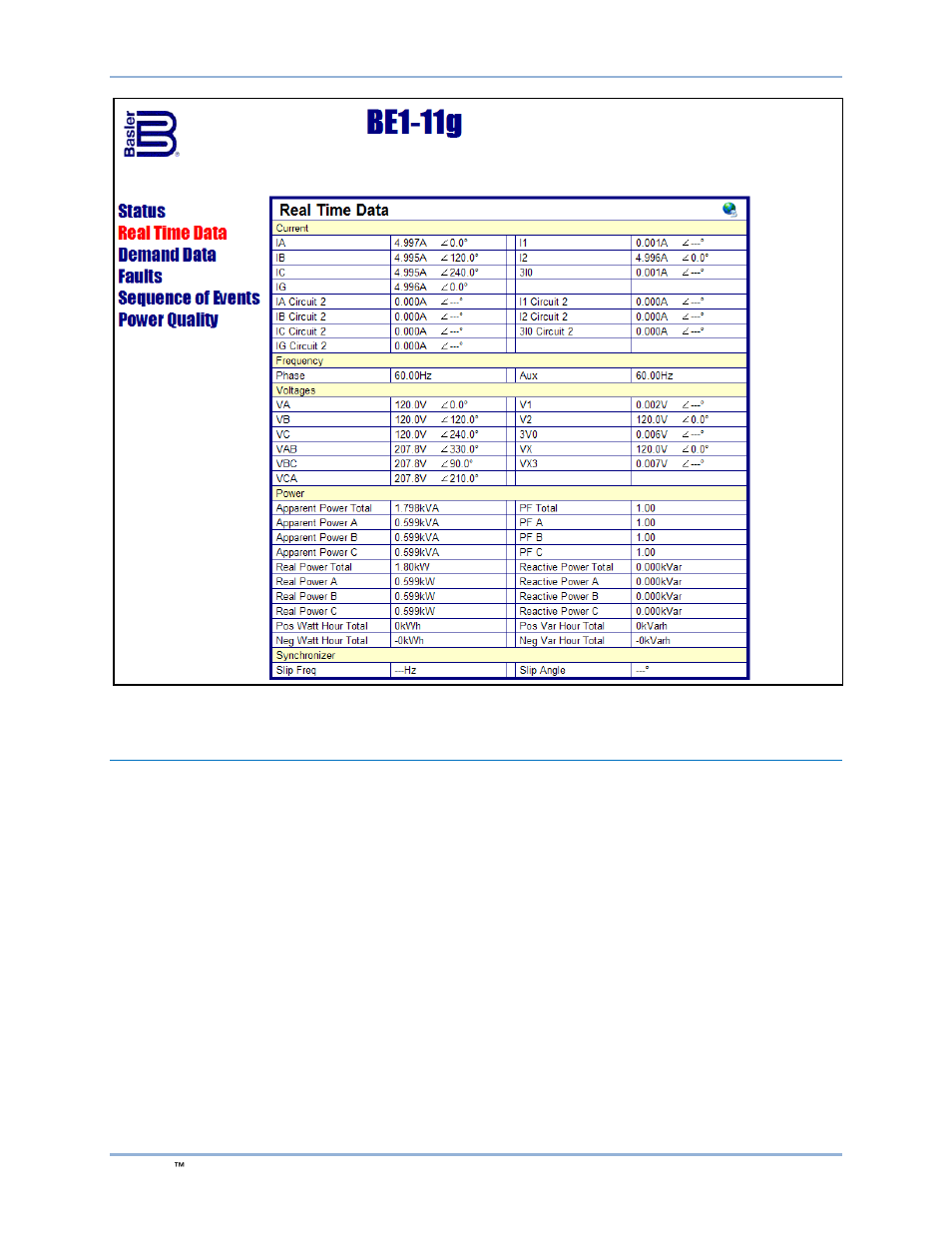 Demand data, Figure 175 | Basler Electric BE1-11g User Manual | Page 254 / 672