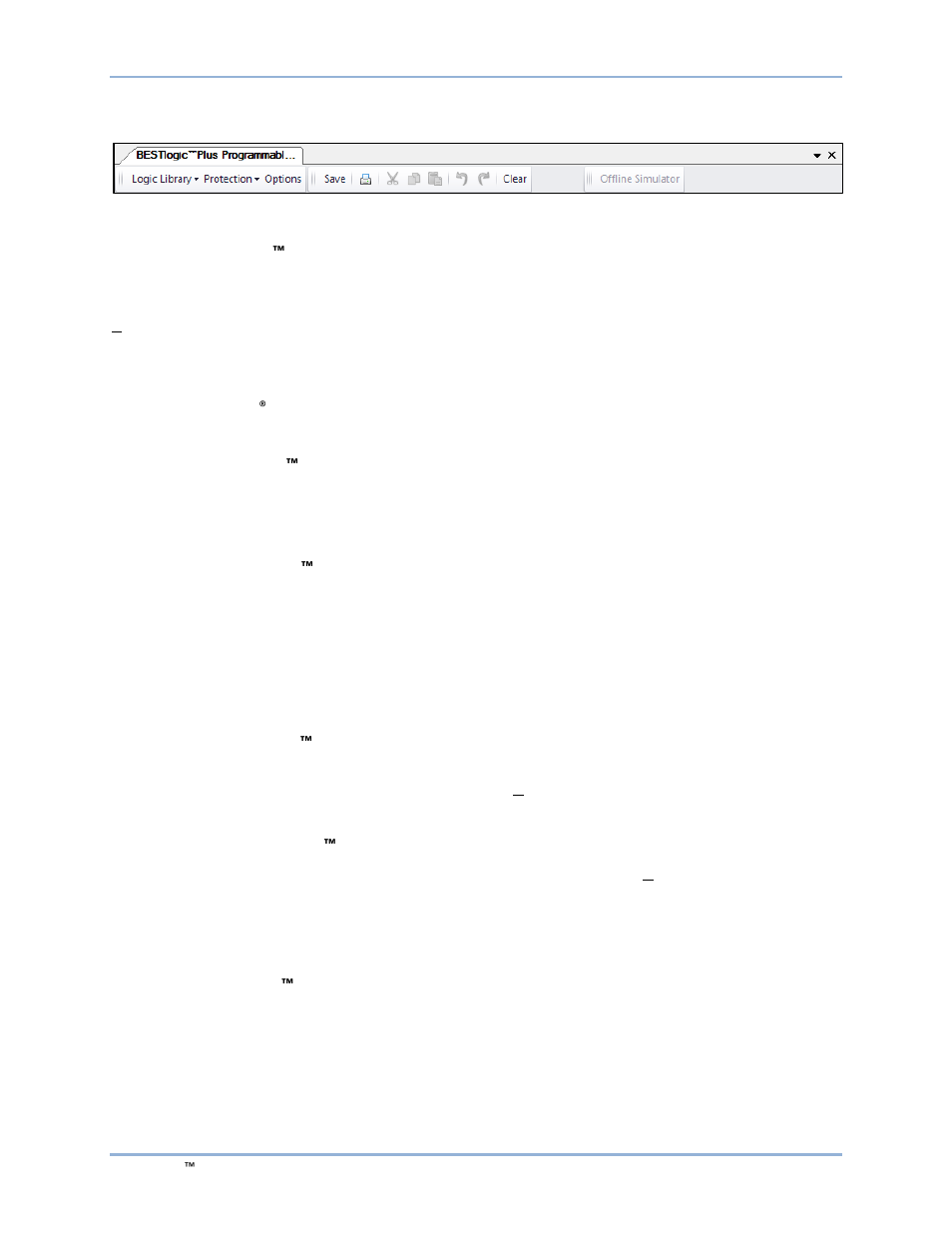 Saving a bestlogic™plus file, Opening a bestlogic™plus file, Protecting a bestlogic™plus file | Uploading a bestlogic™plus file, Downloading a bestlogic™plus file, Printing a bestlogic™plus file | Basler Electric BE1-11g User Manual | Page 326 / 672