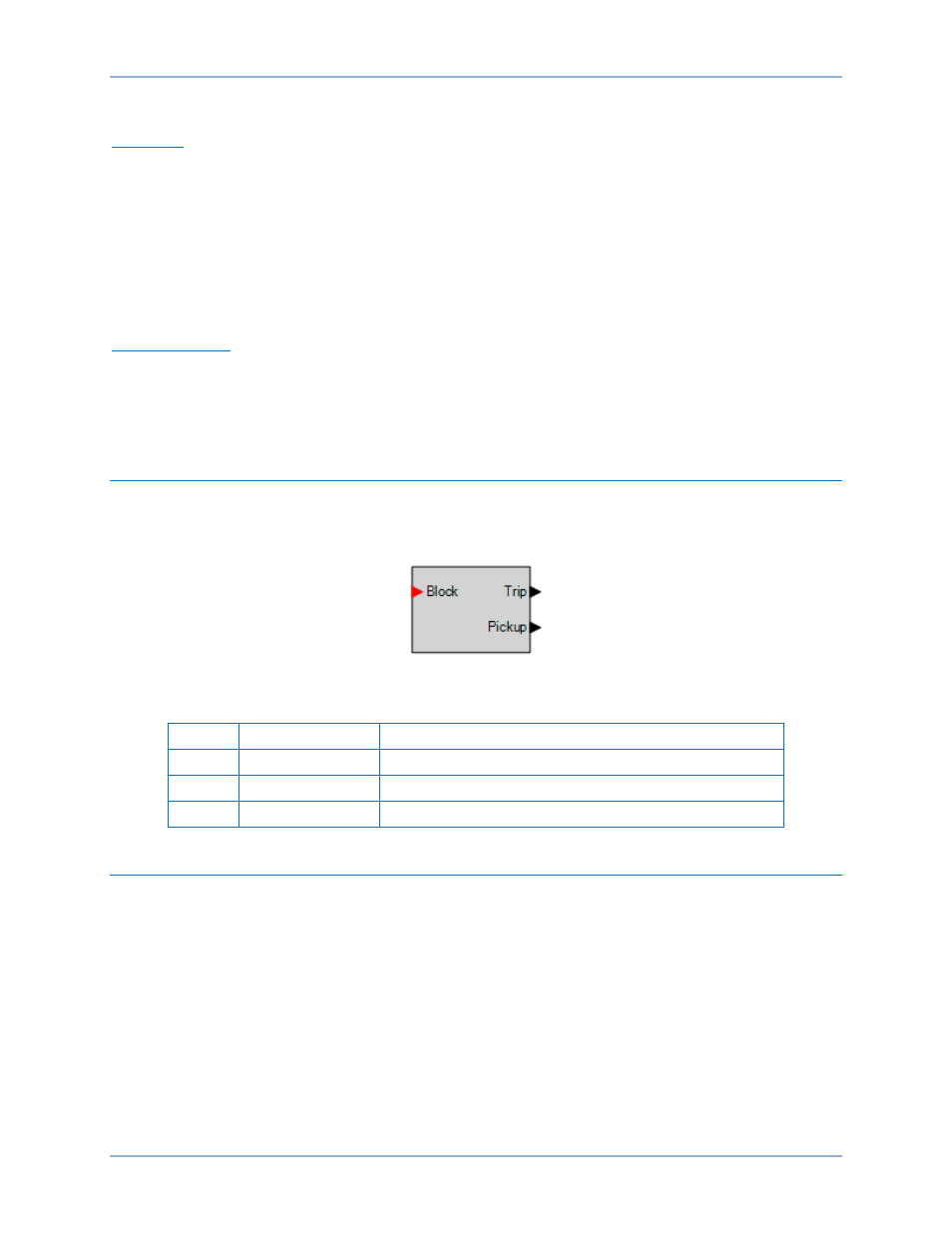 Element blocking, Logic connections, Operational settings | Basler Electric BE1-11g User Manual | Page 73 / 672