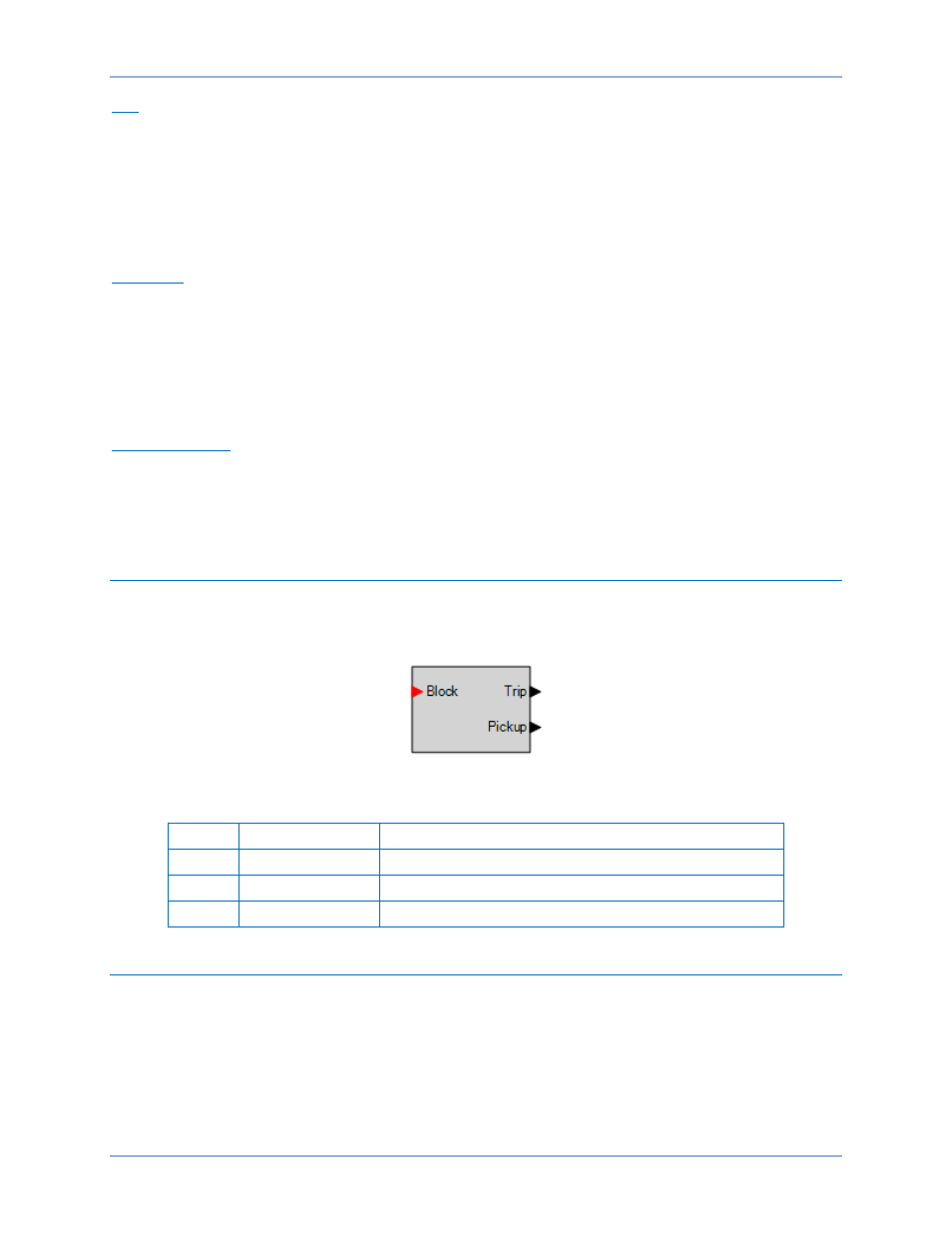 Element blocking, Logic connections, Operational settings | Basler Electric BE1-11g User Manual | Page 78 / 672