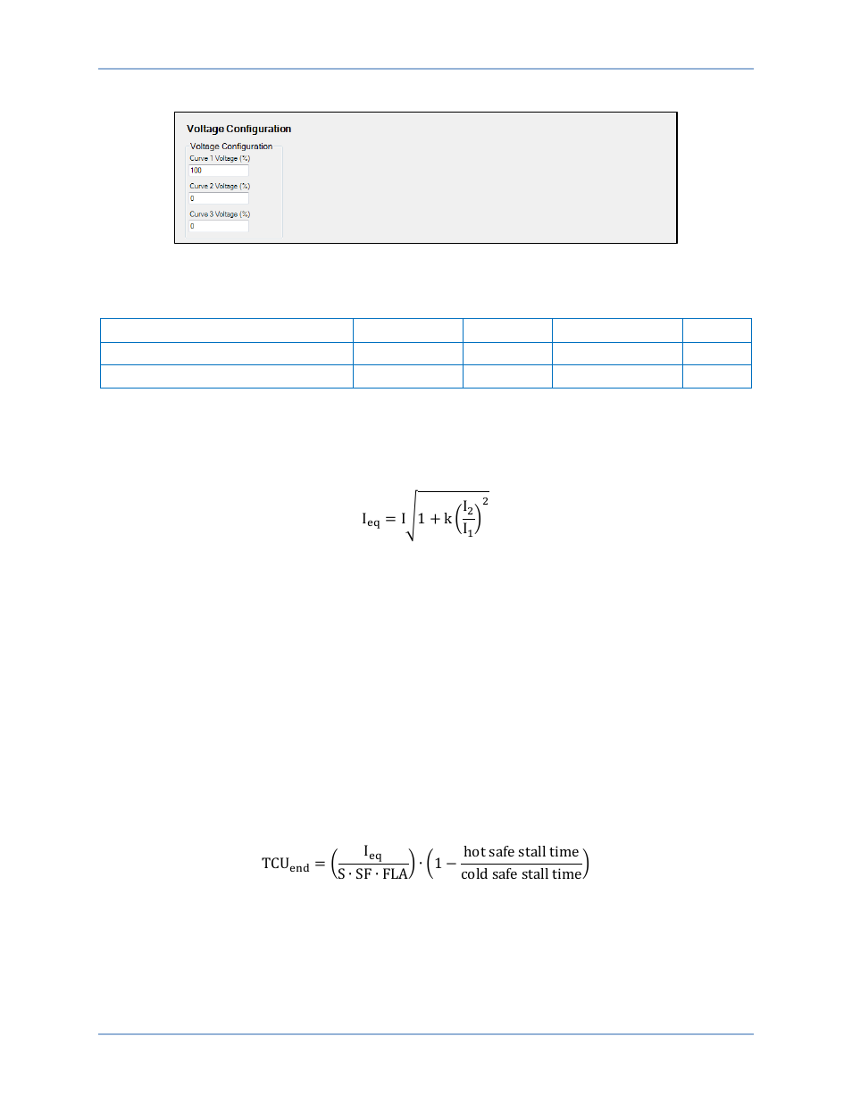 K setting, Hot and cold safe stall time | Basler Electric BE1-11m User Manual | Page 110 / 604