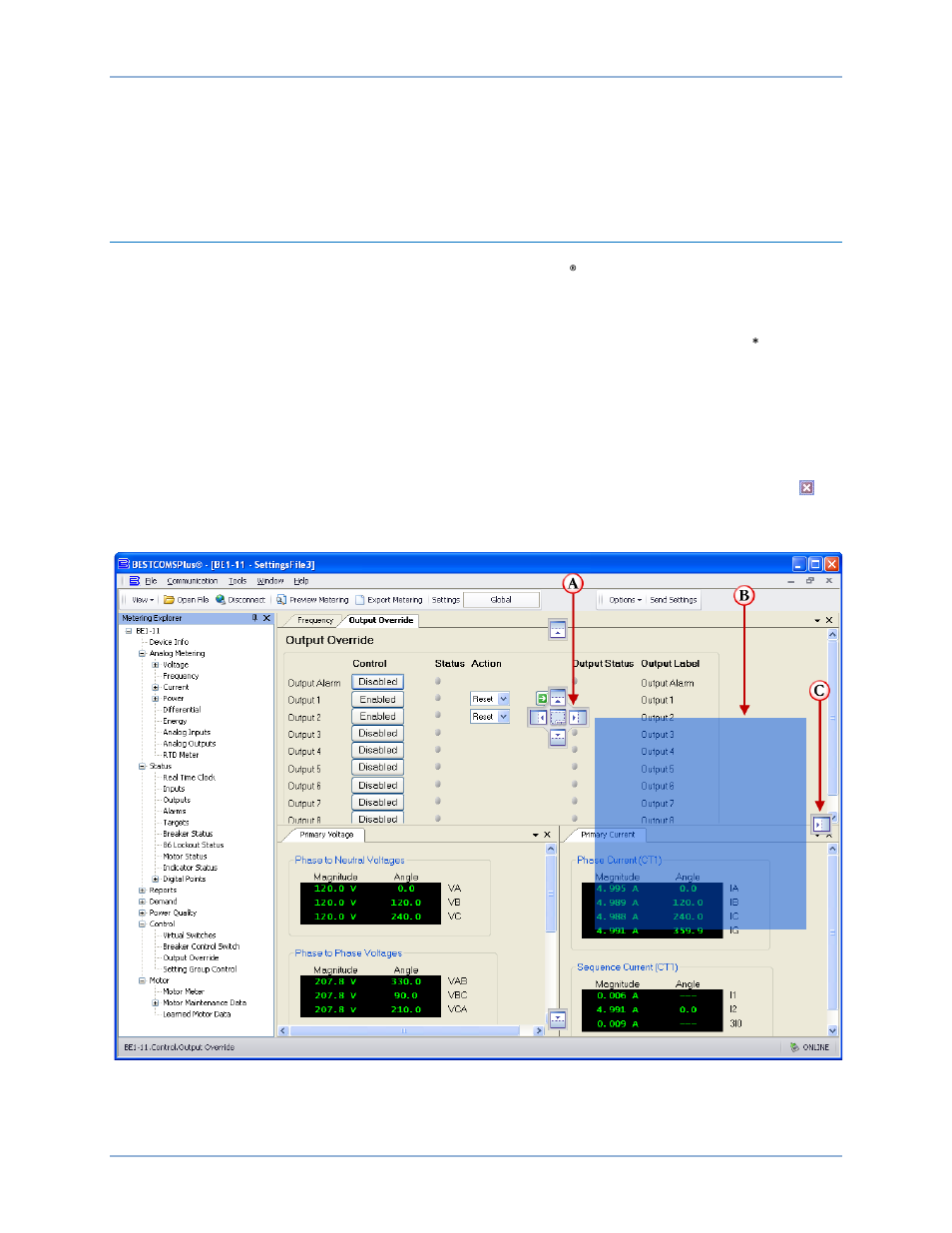 Metering, Metering explorer | Basler Electric BE1-11m User Manual | Page 149 / 604