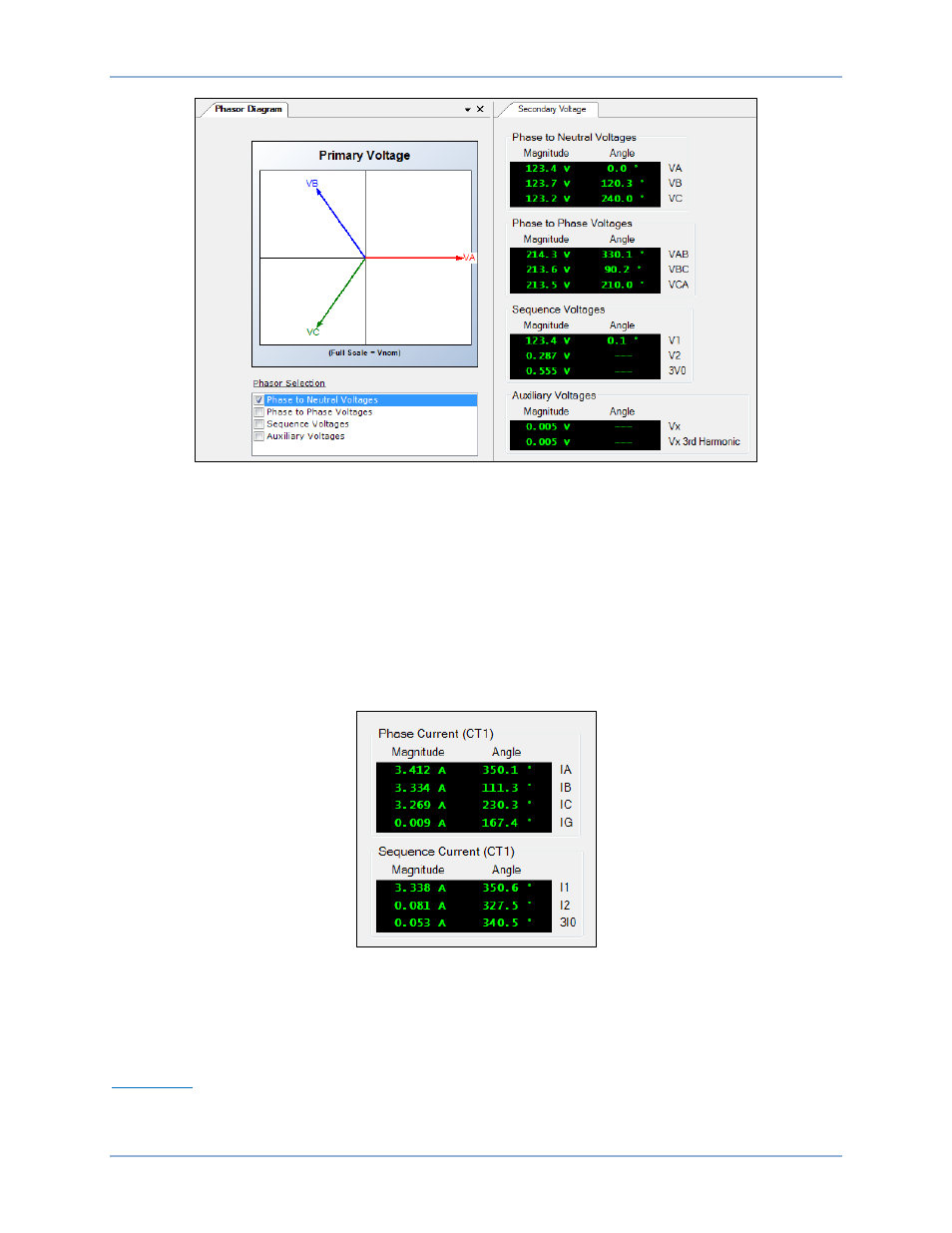 Current - primary and secondary, Power, Figure 101) | Basler Electric BE1-11m User Manual | Page 151 / 604