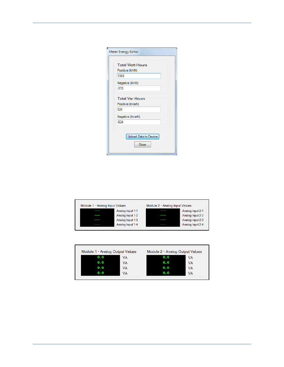 Analog inputs and outputs, Rtd meter | Basler Electric BE1-11m User Manual | Page 155 / 604