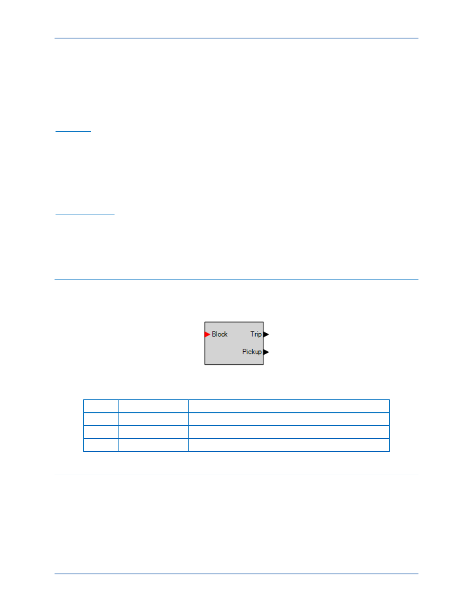 Element blocking, Logic connections, Operational settings | Basler Electric BE1-11m User Manual | Page 54 / 604