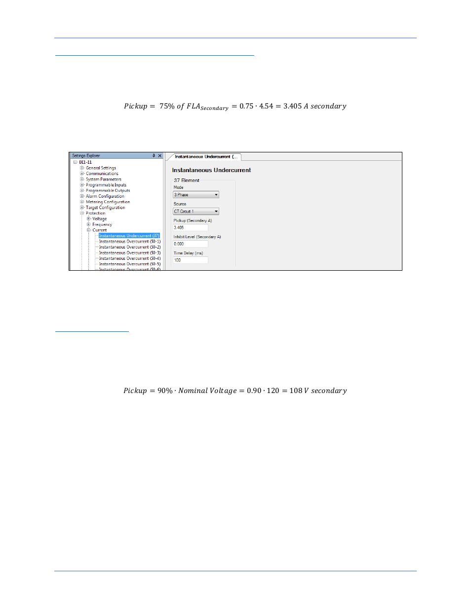 Protection - voltage | Basler Electric BE1-11m User Manual | Page 544 / 604