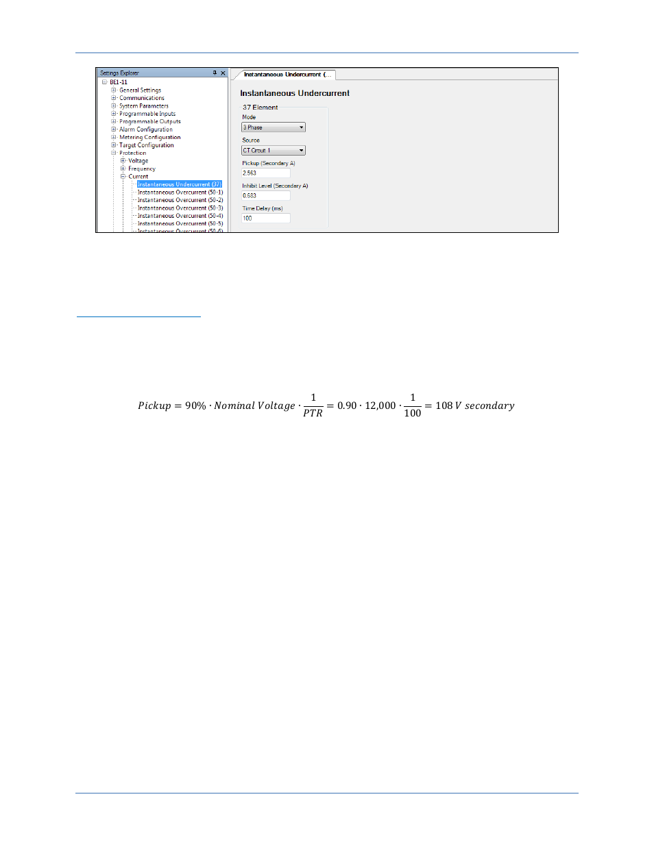 Protection - voltage | Basler Electric BE1-11m User Manual | Page 571 / 604