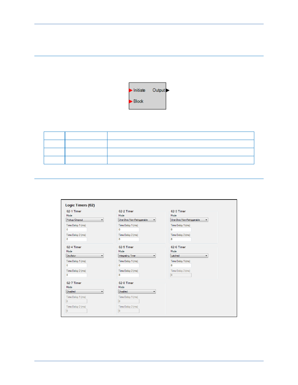 Logic connections, Operational settings | Basler Electric BE1-11t User Manual | Page 130 / 554