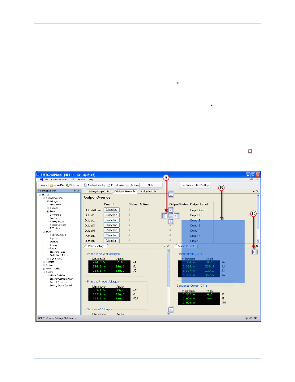 Metering, Metering explorer | Basler Electric BE1-11t User Manual | Page 147 / 554