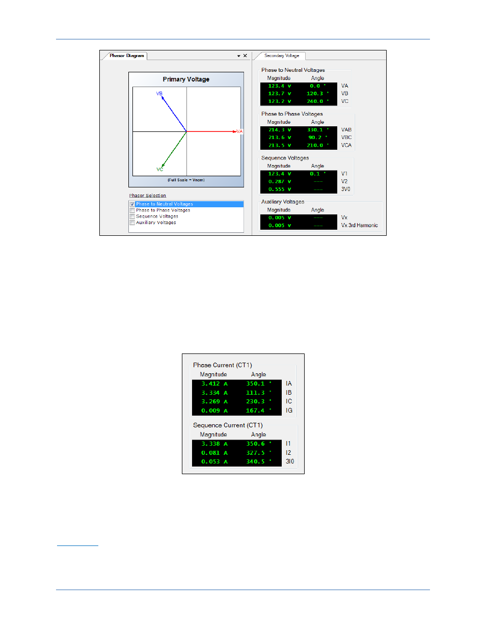 Current - primary and secondary, Power, Figure 96) | Basler Electric BE1-11t User Manual | Page 149 / 554