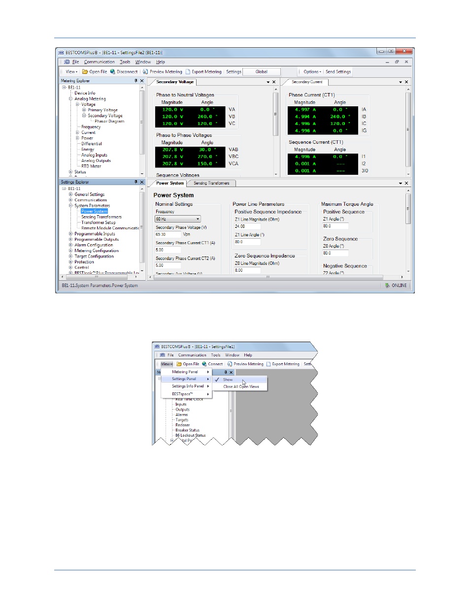 Summary screens | Basler Electric BE1-11t User Manual | Page 26 / 554