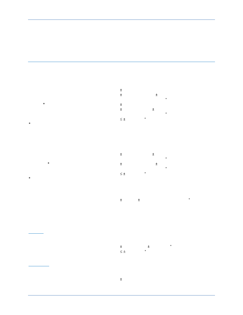 Specifications - 25 hz operation, Operational specifications, Metered current values and accuracy | Metered voltage values and accuracy, Metered frequency values and accuracy, Calculated values and accuracy | Basler Electric BE1-11t User Manual | Page 471 / 554