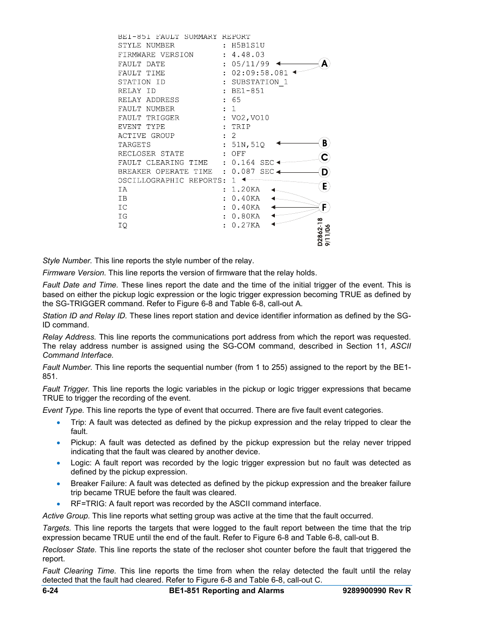 Basler Electric BE1-851 User Manual | Page 126 / 364