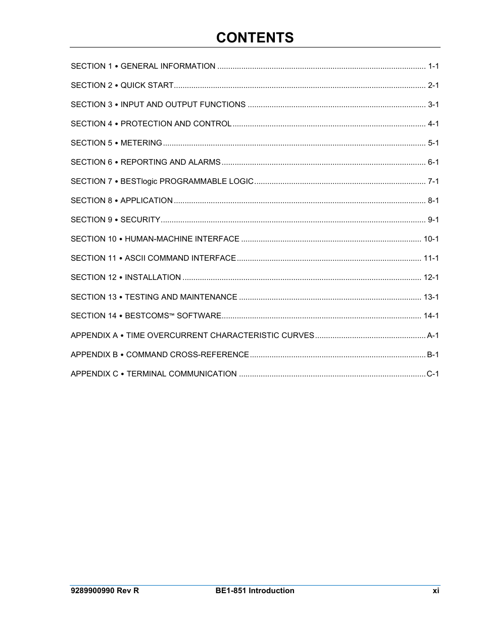 Basler Electric BE1-851 User Manual | Page 13 / 364