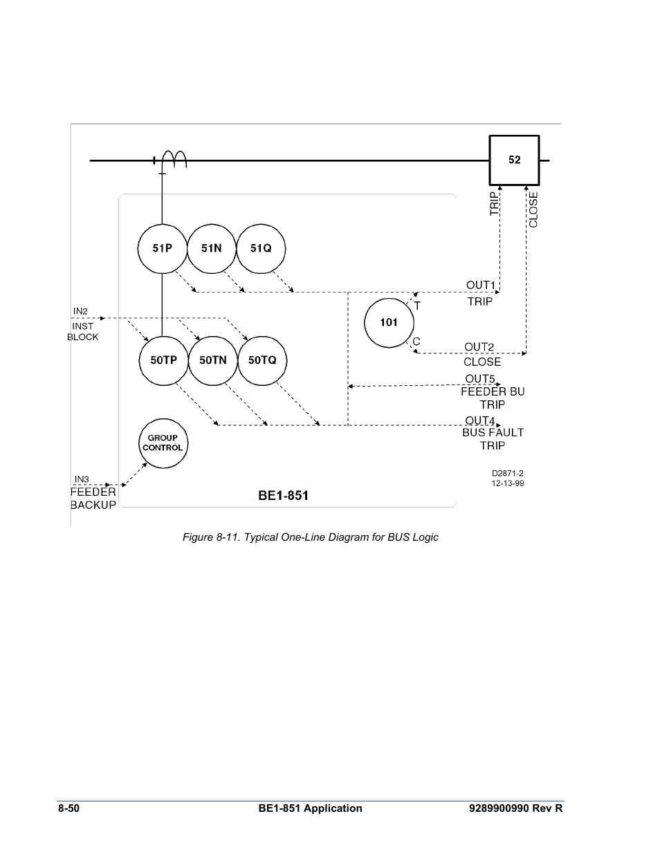 Figure 8-11 | Basler Electric BE1-851 User Manual | Page 206 / 364