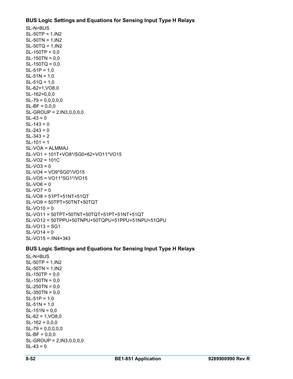 Basler Electric BE1-851 User Manual | Page 208 / 364
