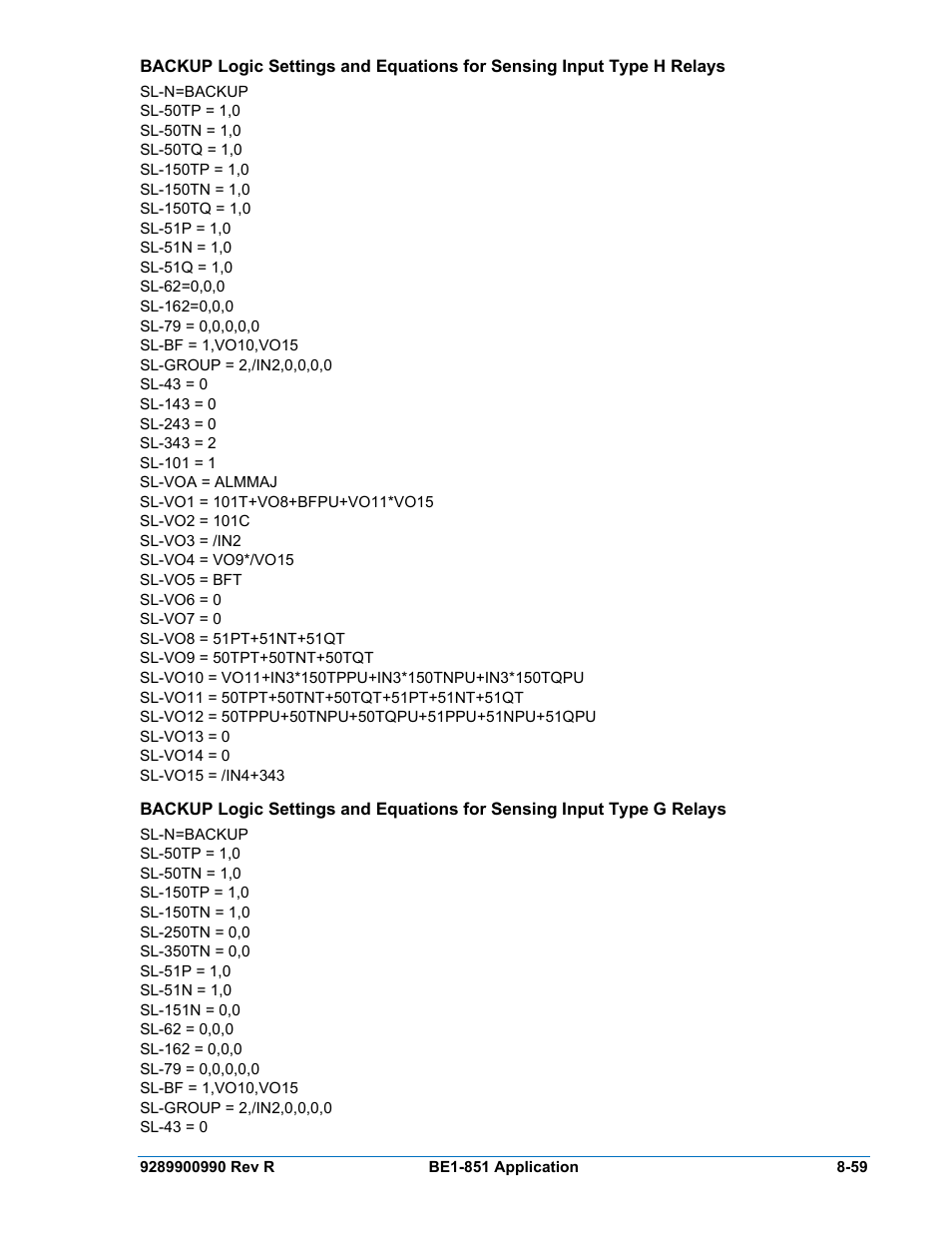 Basler Electric BE1-851 User Manual | Page 215 / 364