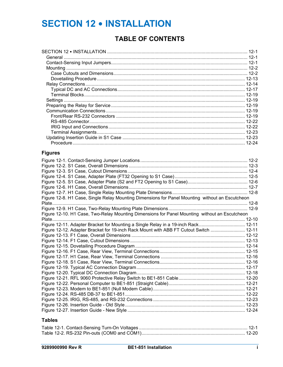 Basler Electric BE1-851 User Manual | Page 261 / 364