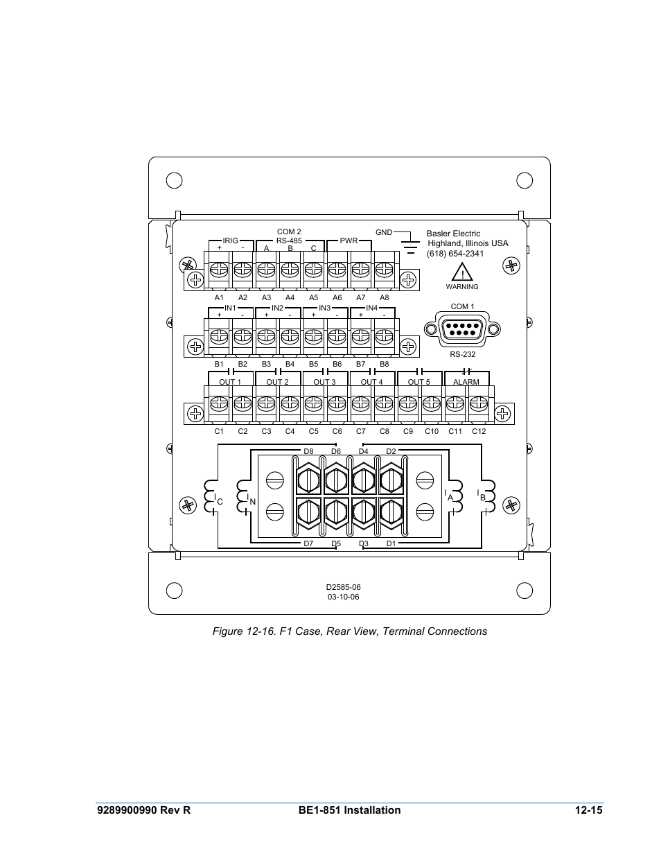 Basler Electric BE1-851 User Manual | Page 277 / 364