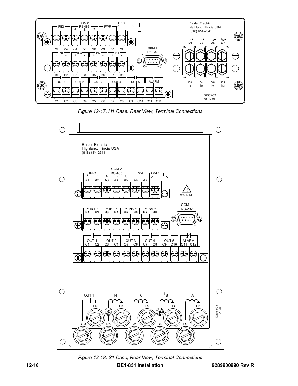 Basler Electric BE1-851 User Manual | Page 278 / 364