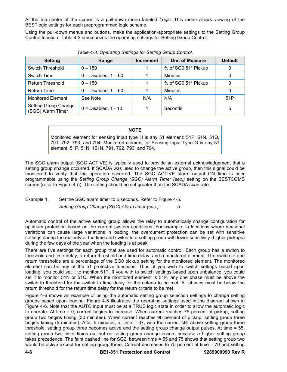 Basler Electric BE1-851 User Manual | Page 62 / 364