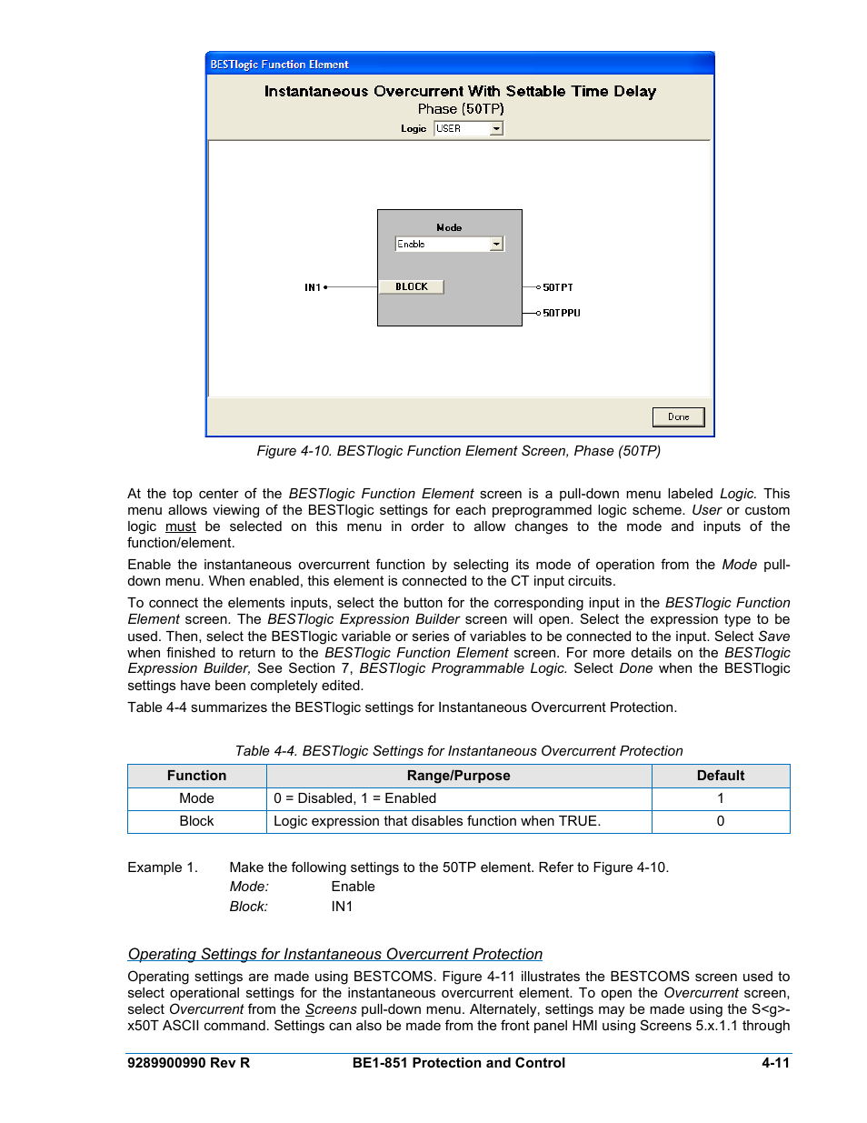 Basler Electric BE1-851 User Manual | Page 67 / 364