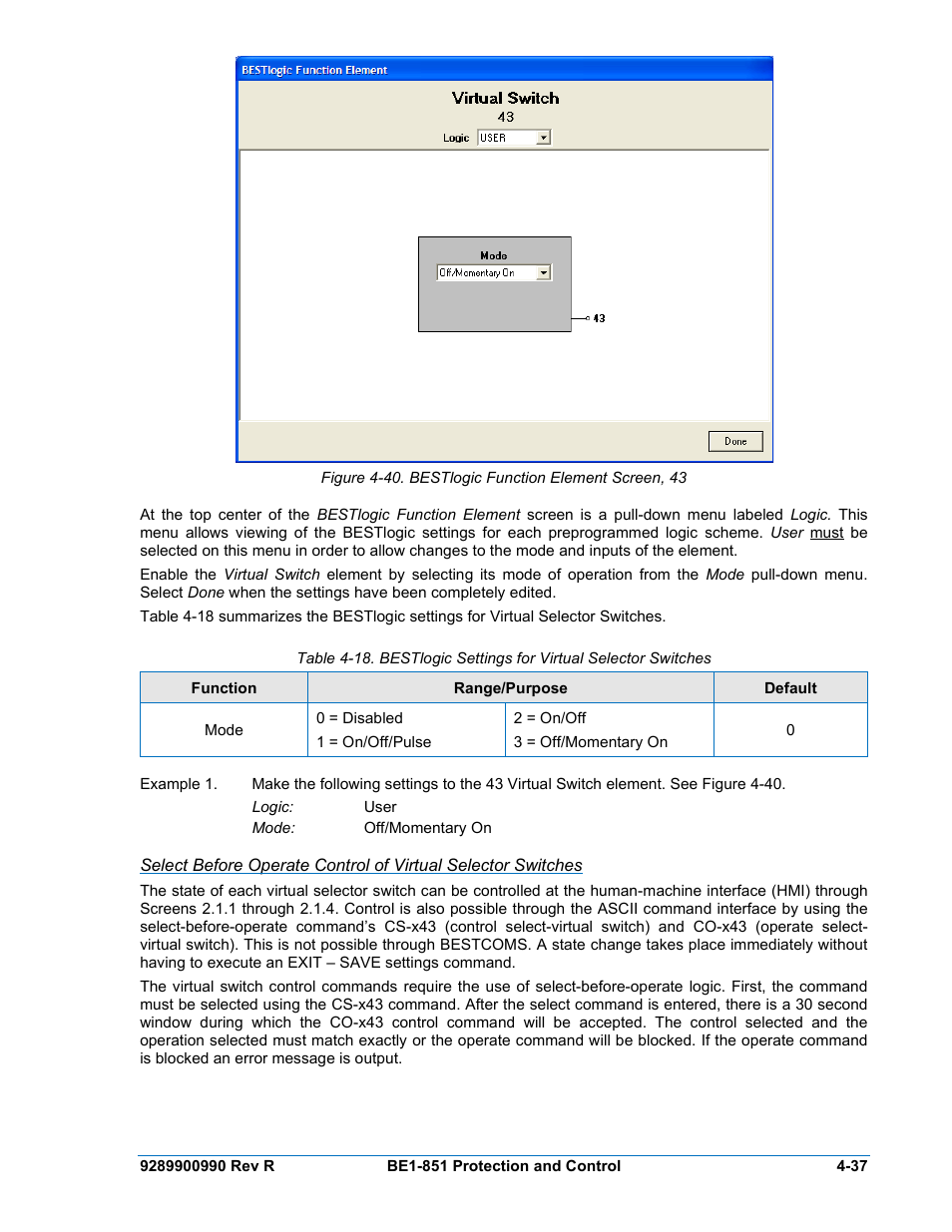 Basler Electric BE1-851 User Manual | Page 93 / 364
