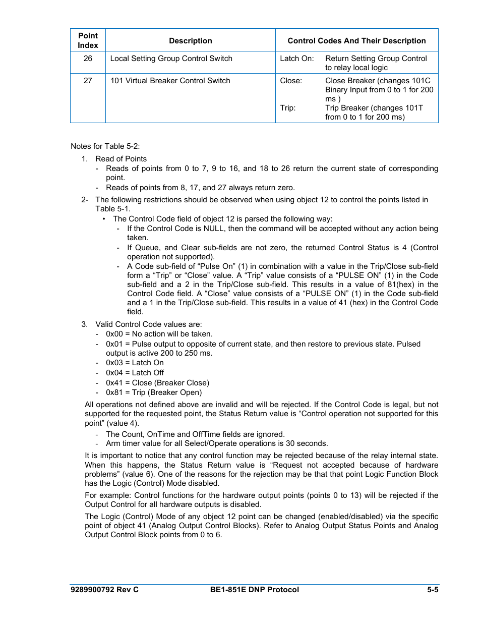 Basler Electric BE1-851E DNP3 Protocol User Manual | Page 25 / 40