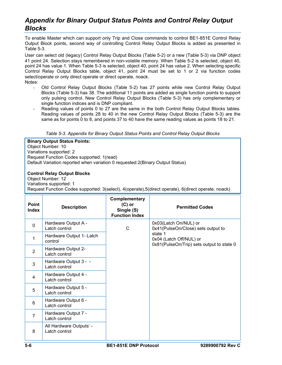Basler Electric BE1-851E DNP3 Protocol User Manual | Page 26 / 40