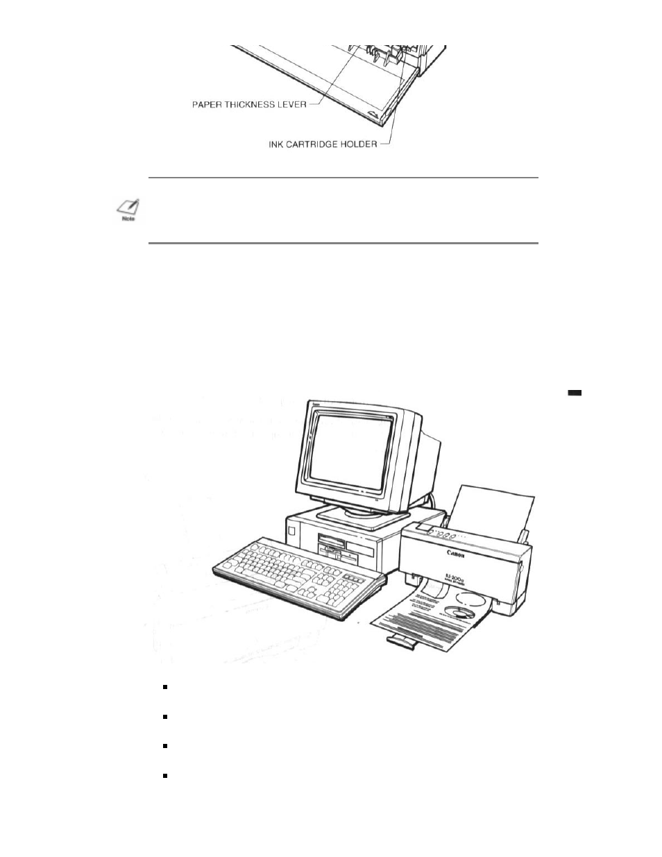 Choosing a location for your printer | Canon BJ-200e User Manual | Page 11 / 86