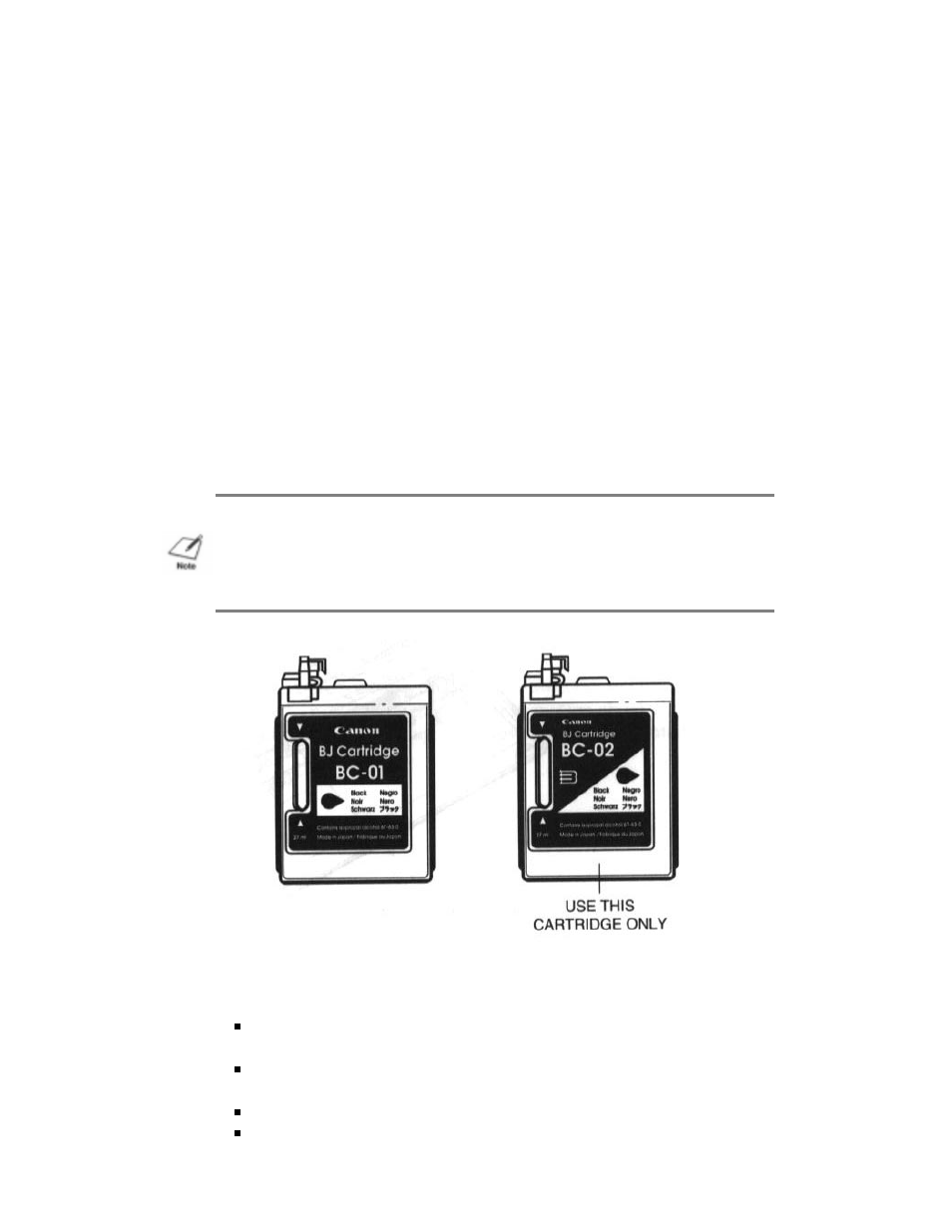 Assembling the printer, Installing the ink cartridge | Canon BJ-200e User Manual | Page 16 / 86