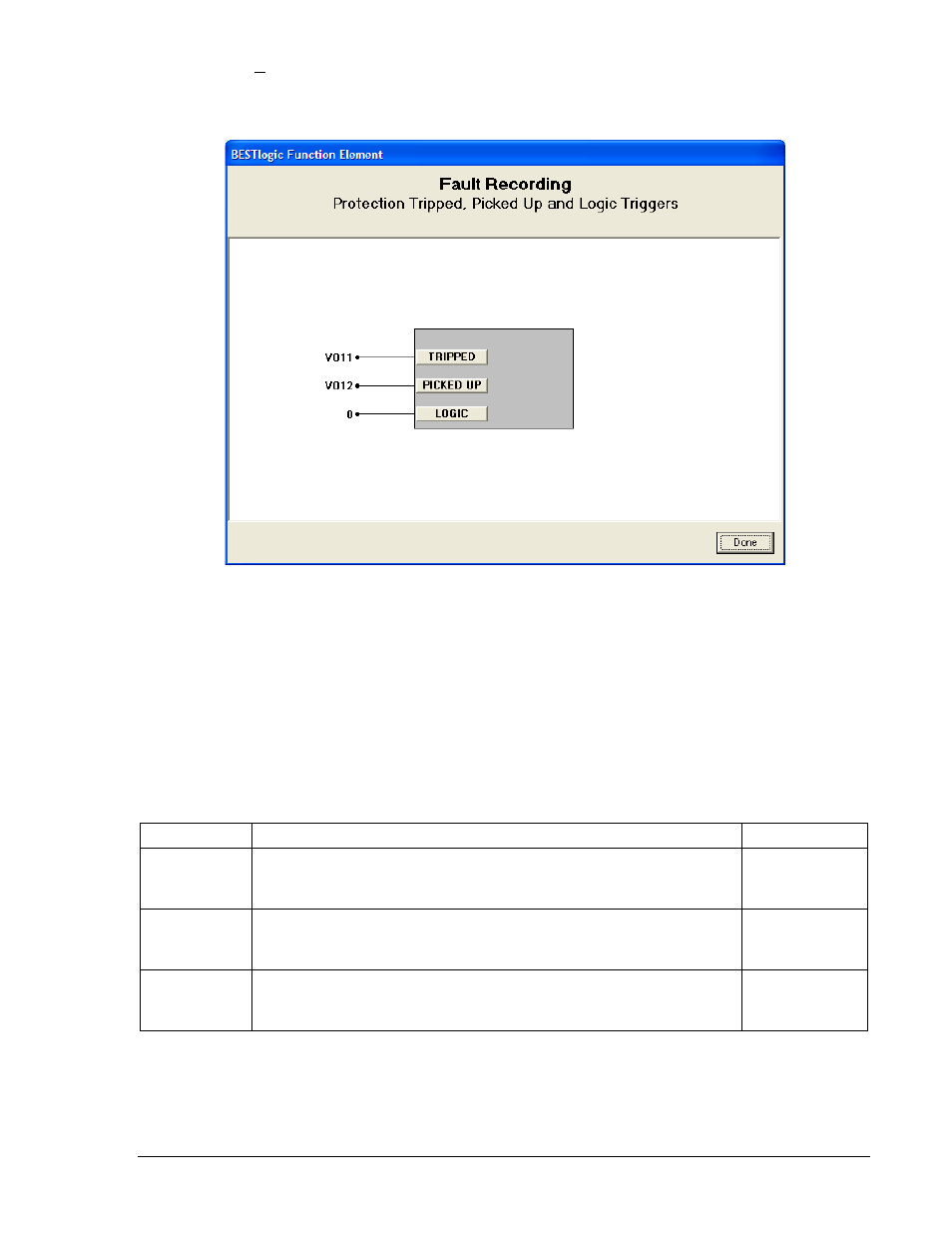 Targets, Targets -17, Table 6-10. fault reporting trigger settings -17 | Basler Electric BE1-700 User Manual | Page 149 / 460