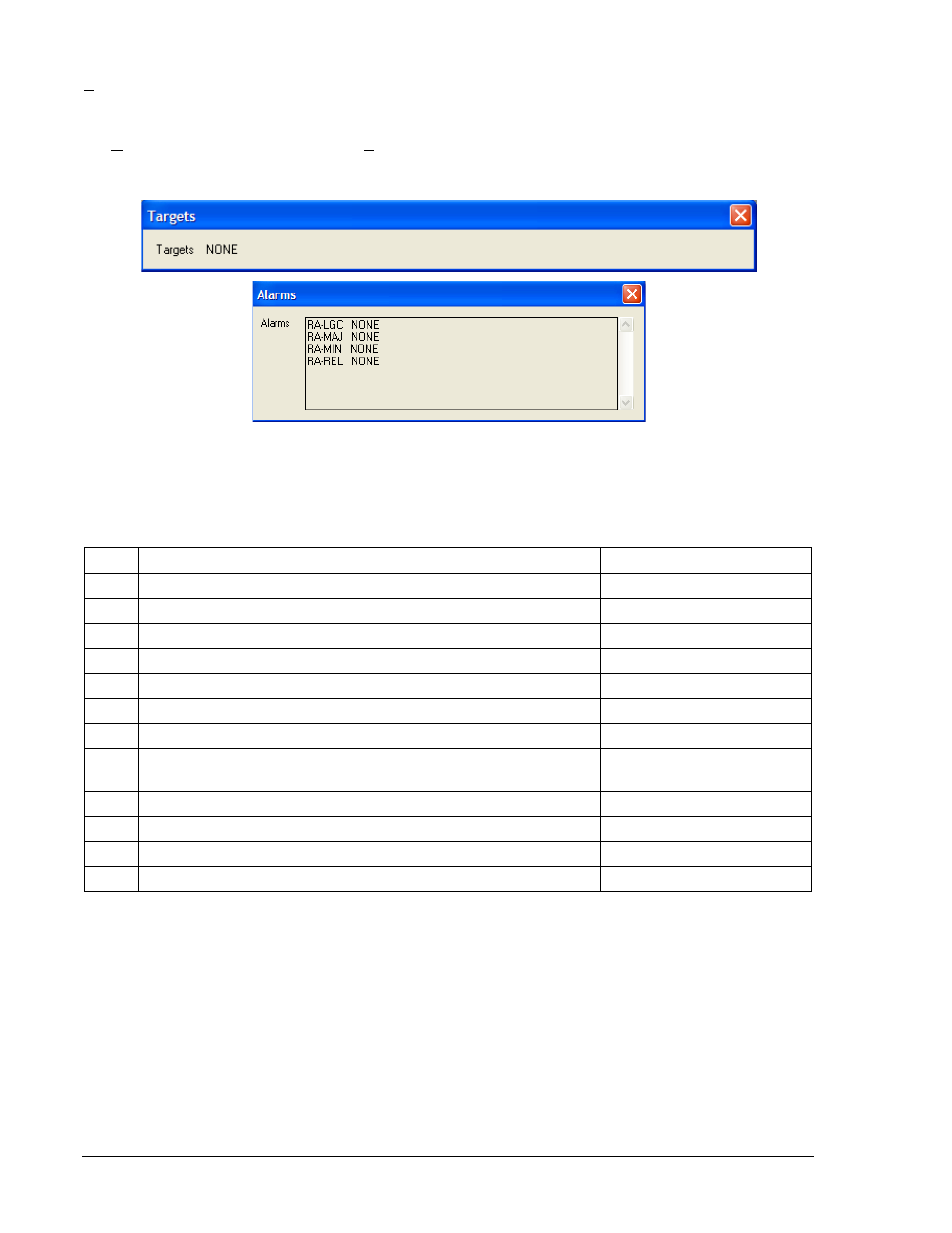 Fault summary reports, Fault summary reports -20, Table 6-13. targets as displayed -20 | Basler Electric BE1-700 User Manual | Page 152 / 460