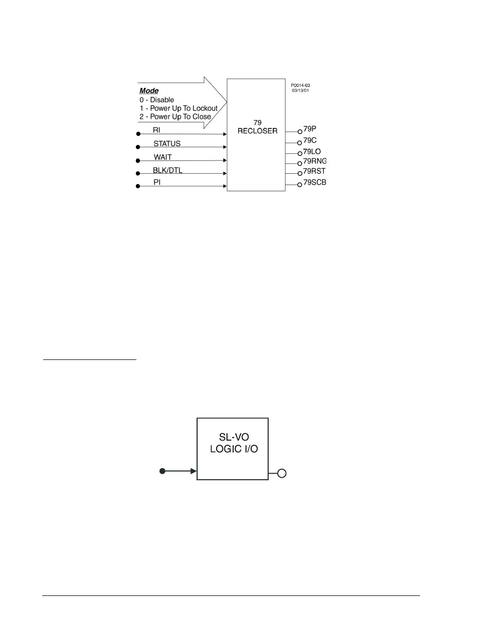 Function block logic settings, Output logic settings, Function block logic settings -6 | Output logic settings -6, Figure 7-4. recloser element -6, Figure 7-5. virtual output logic -6 | Basler Electric BE1-700 User Manual | Page 174 / 460
