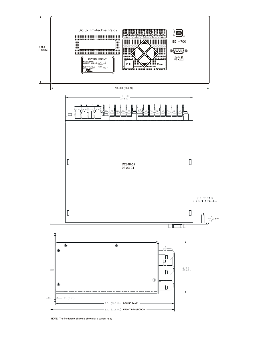 Basler Electric BE1-700 User Manual | Page 272 / 460