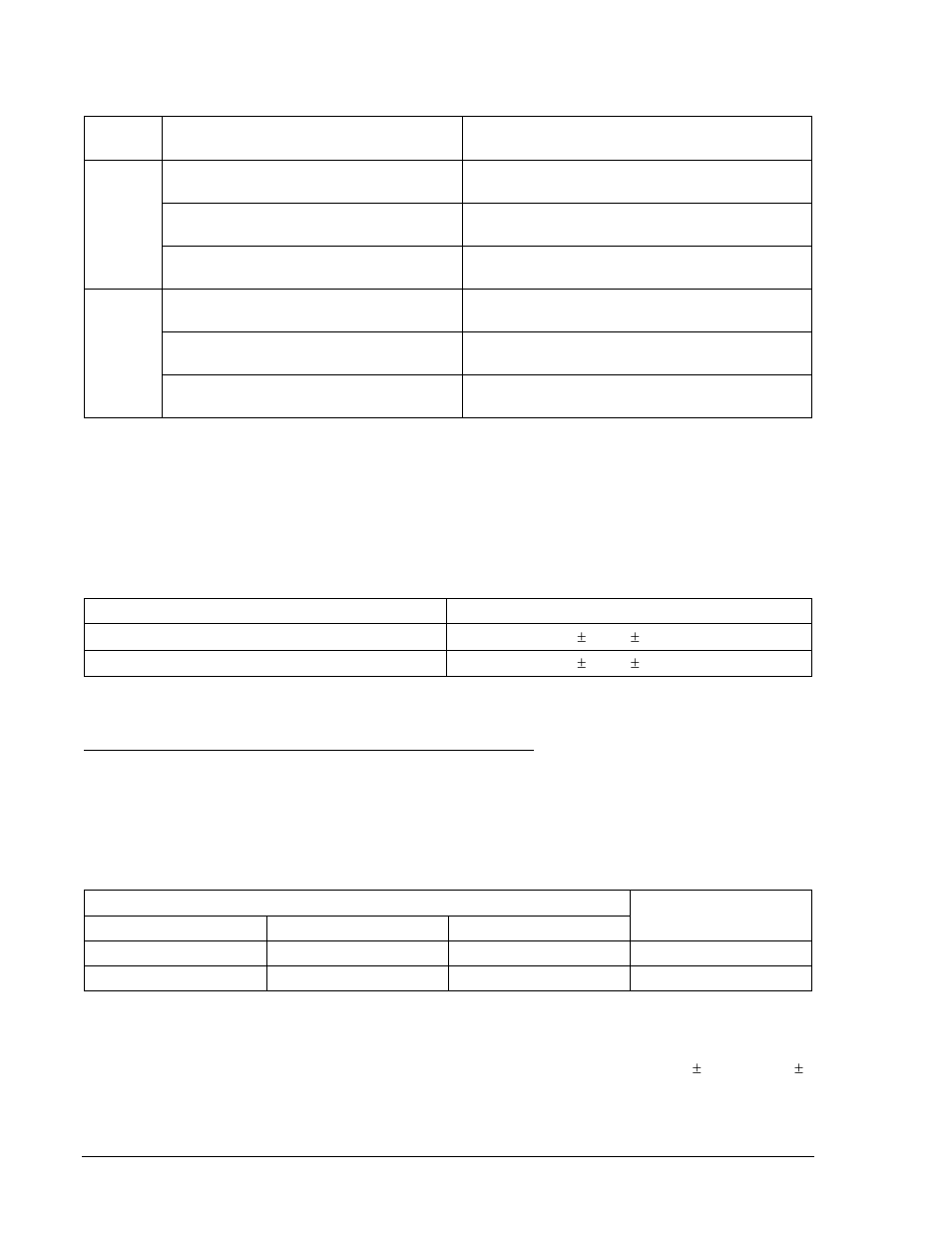 Table 13-20. 50tn/150tn pickup settings -20, Table 13-21. 50tn/150tn element accuracy -20, Table 13-22. 50tn/150tn time delay settings -20 | Basler Electric BE1-700 User Manual | Page 316 / 460