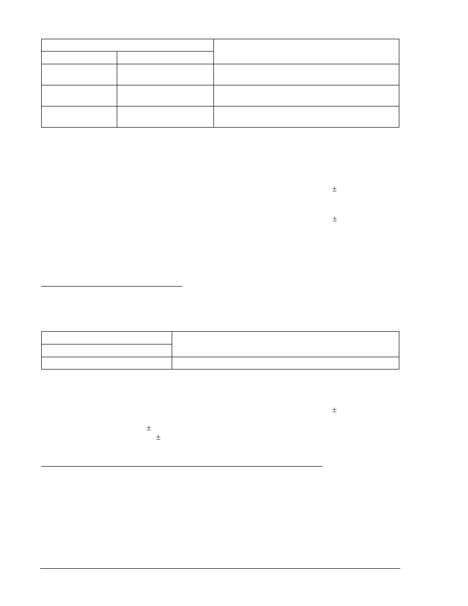 Table 13-53. 27x and 59x/159x pickup settings -34, Table 13-54. uv inhibit for 27x (3, Harmonic vx input) pickup settings -34 | Table 13-53 | Basler Electric BE1-700 User Manual | Page 330 / 460