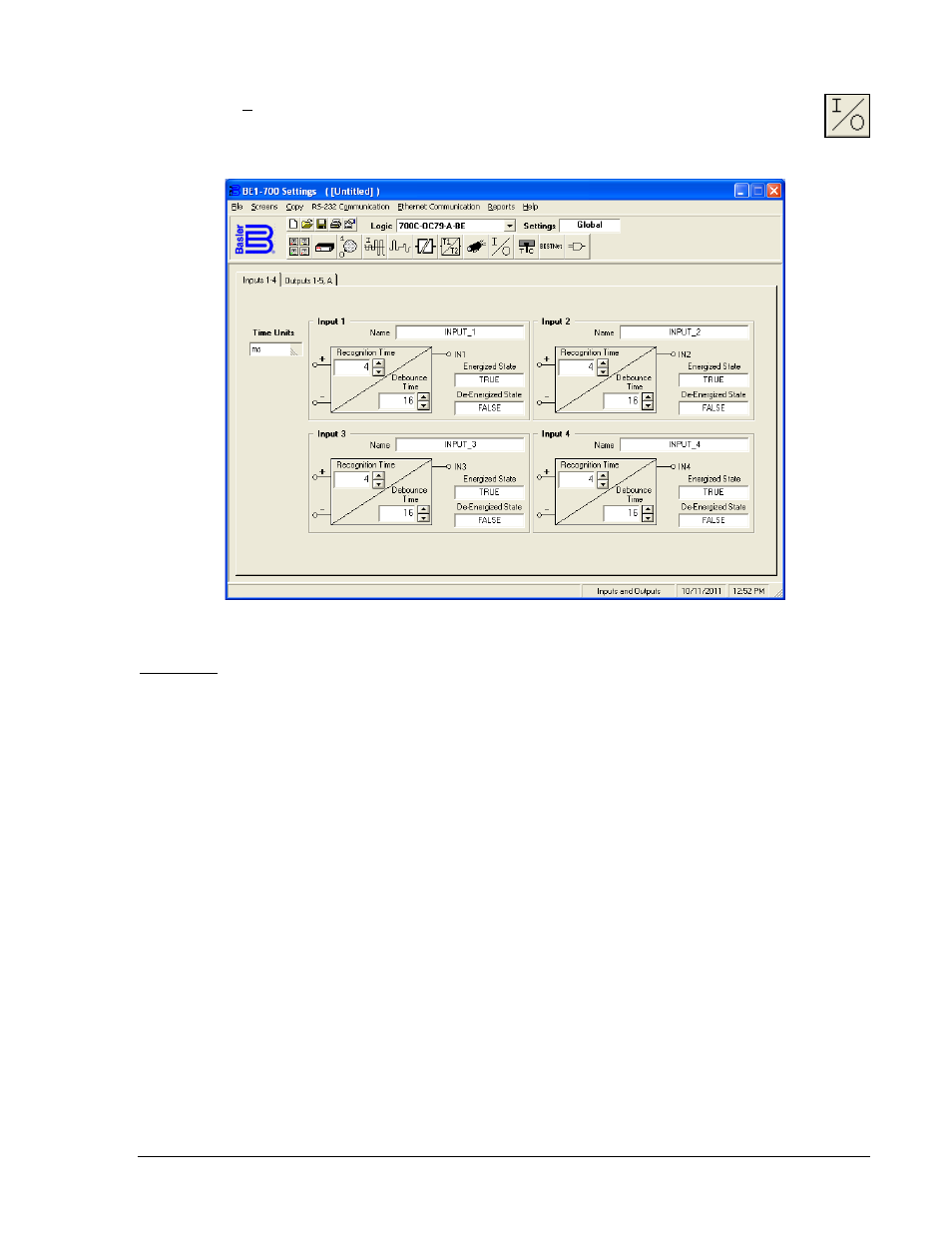 Inputs and outputs, Inputs and outputs -25 | Basler Electric BE1-700 User Manual | Page 379 / 460