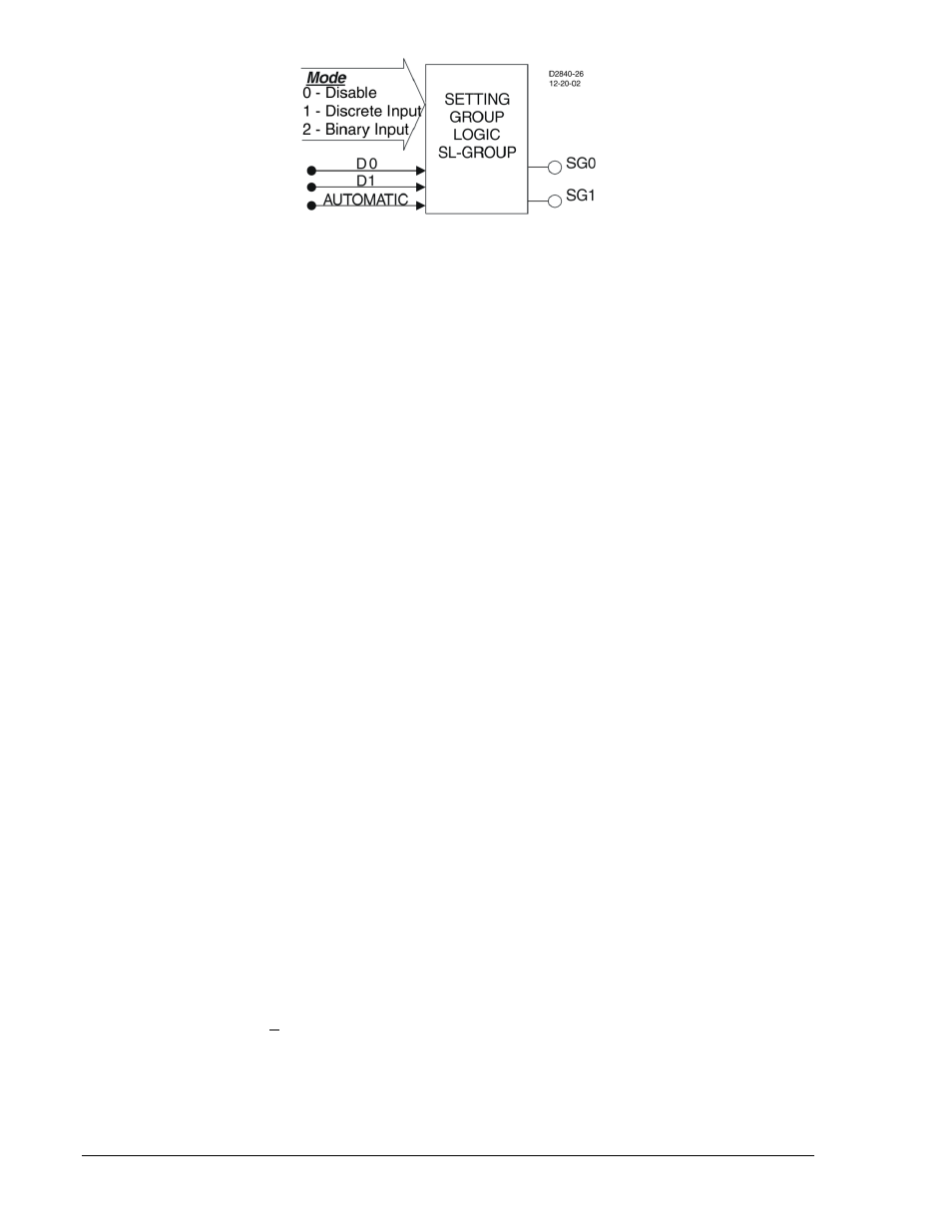 Bestlogic settings for setting group control, Bestlogic settings for setting group control -2, Figure 4-1. setting group control logic block -2 | Basler Electric BE1-700 User Manual | Page 58 / 460