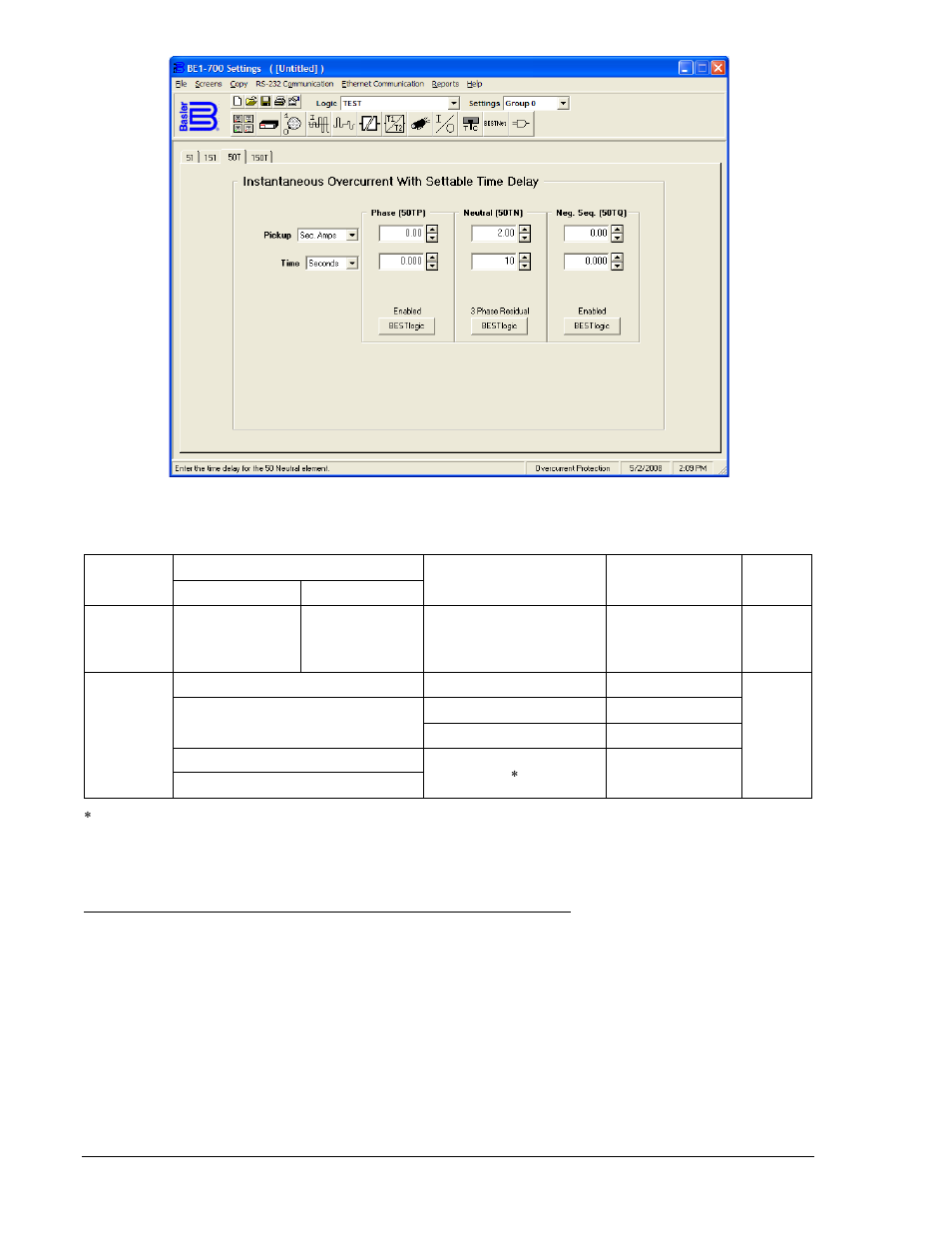 51 - time overcurrent protection, 51 - time overcurrent protection -12 | Basler Electric BE1-700 User Manual | Page 68 / 460