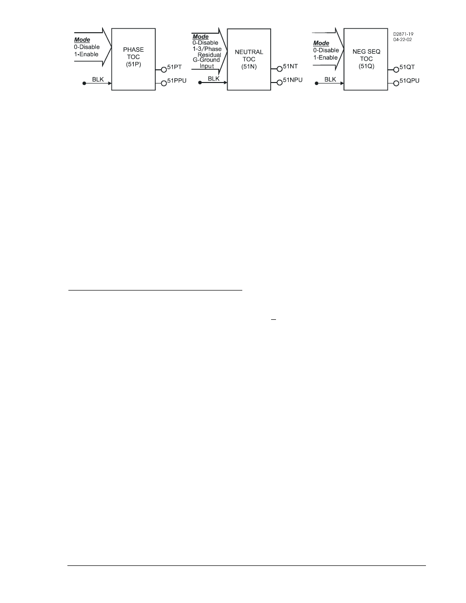 Figure 4-9. time overcurrent logic blocks -13 | Basler Electric BE1-700 User Manual | Page 69 / 460