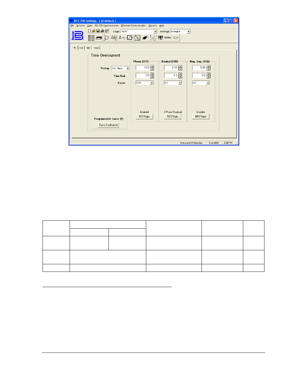 Programmable curves, Programmable curves -15 | Basler Electric BE1-700 User Manual | Page 71 / 460