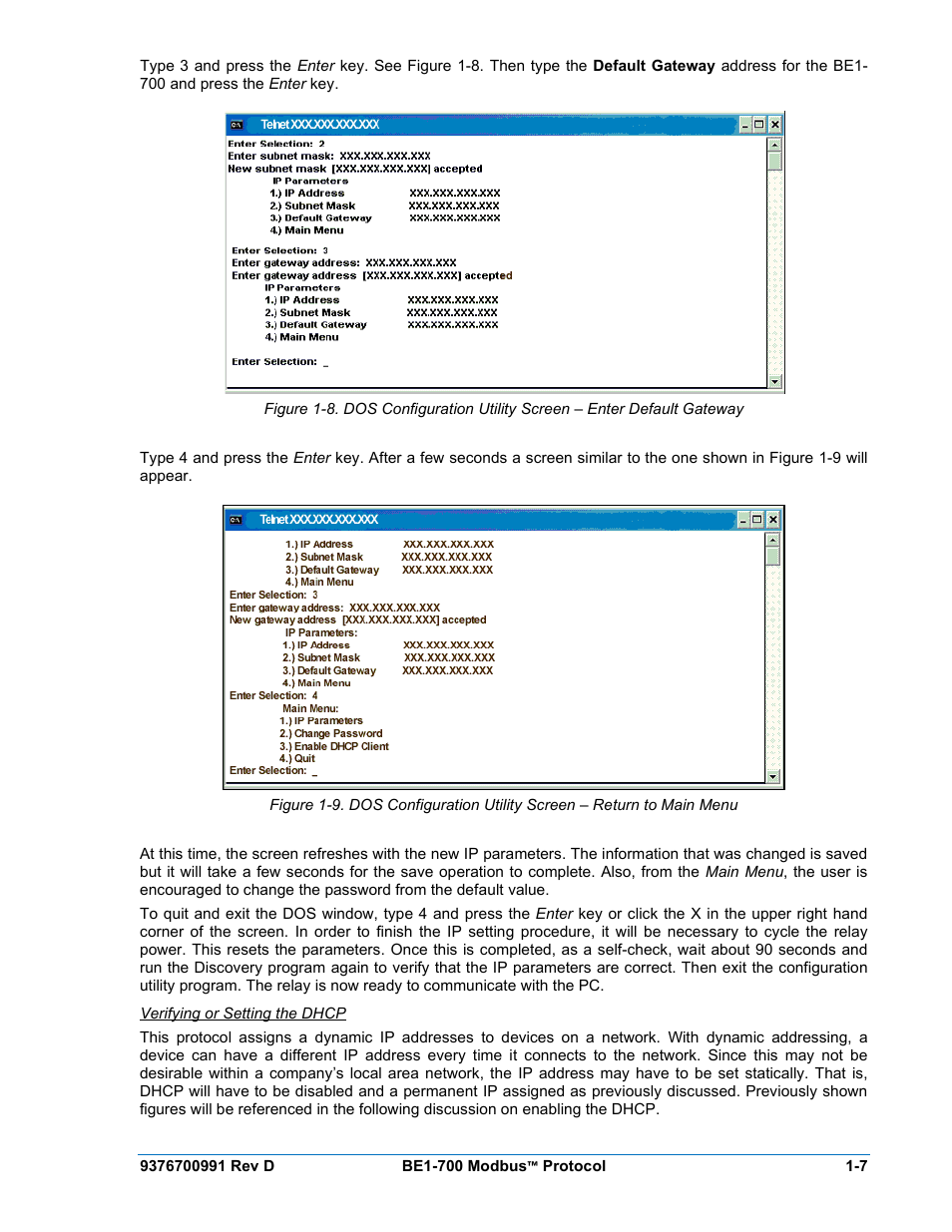Basler Electric BE1-700 Modbus Protocol User Manual | Page 17 / 92