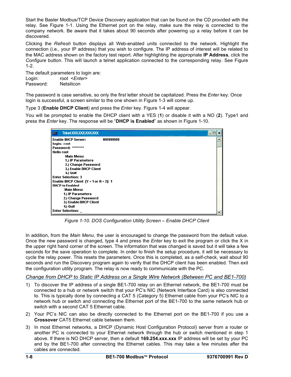 Basler Electric BE1-700 Modbus Protocol User Manual | Page 18 / 92