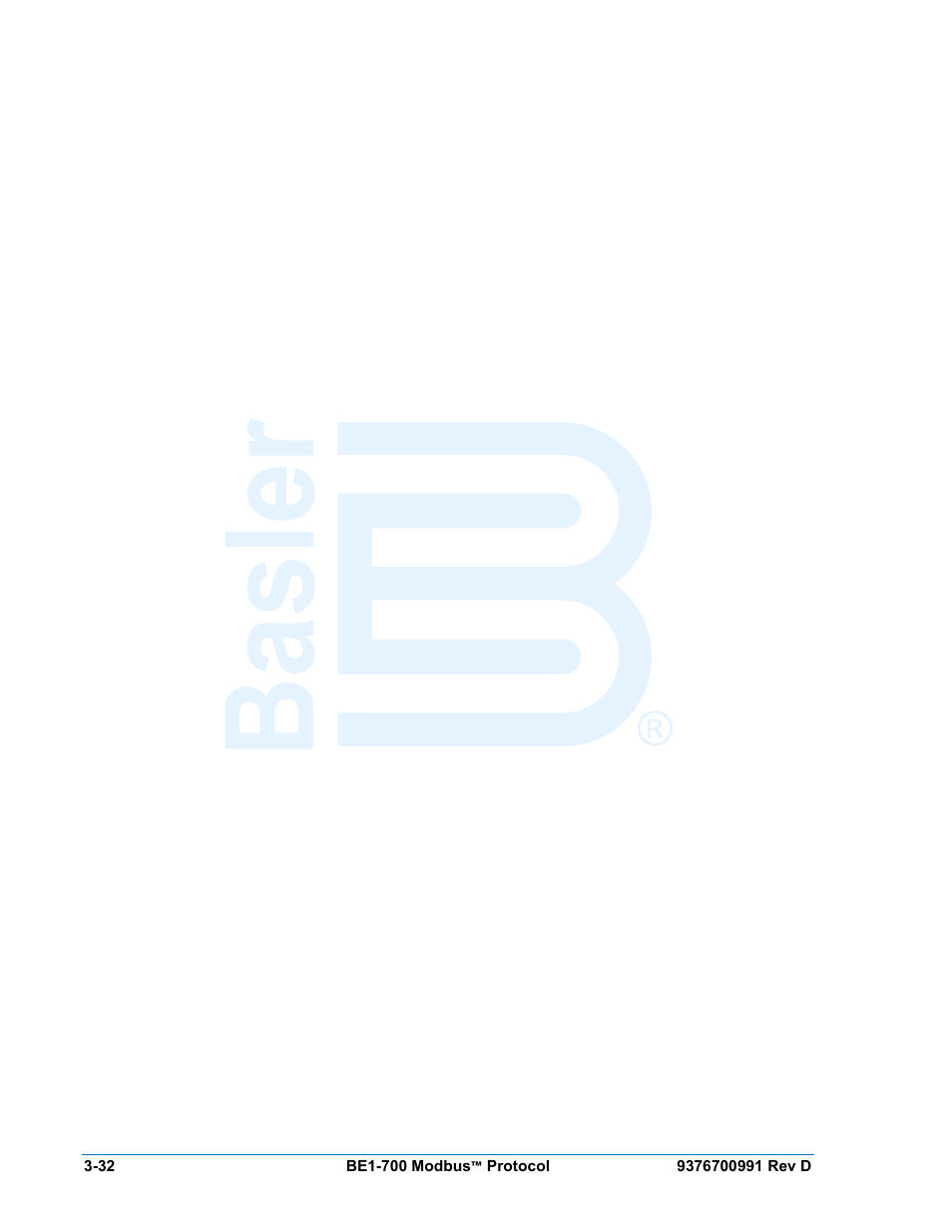 Basler Electric BE1-700 Modbus Protocol User Manual | Page 80 / 92