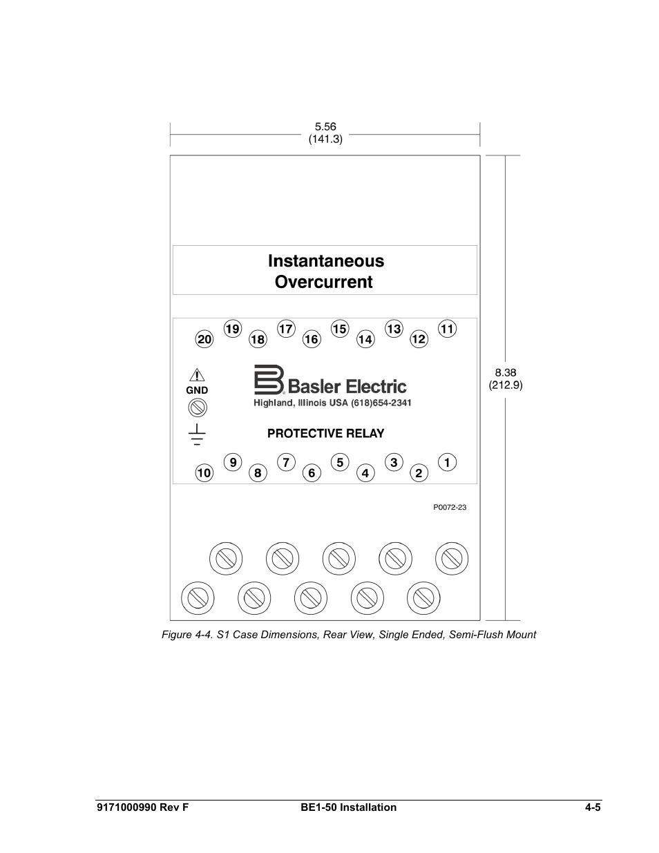 Basler Electric BE1-50 User Manual | Page 25 / 44