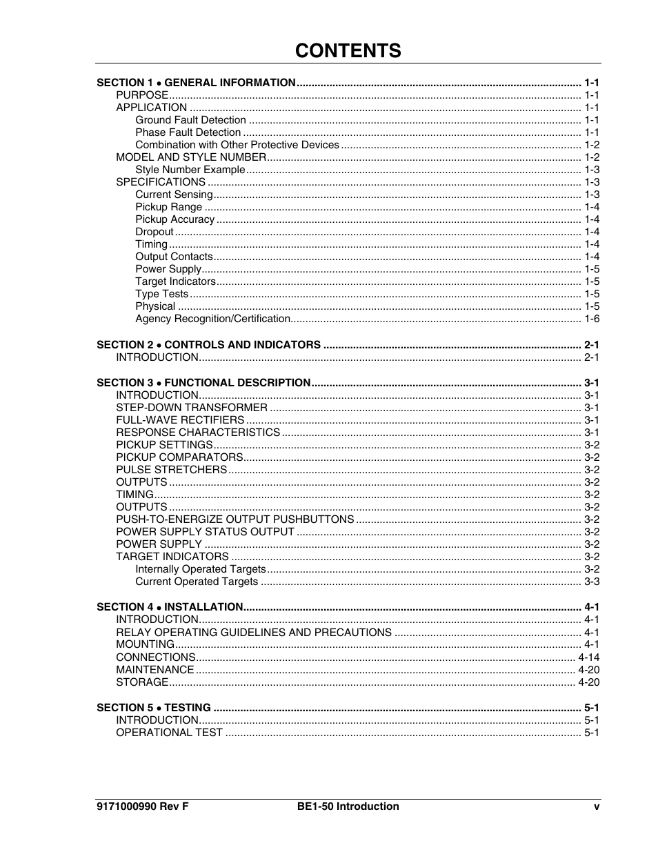 Basler Electric BE1-50 User Manual | Page 7 / 44