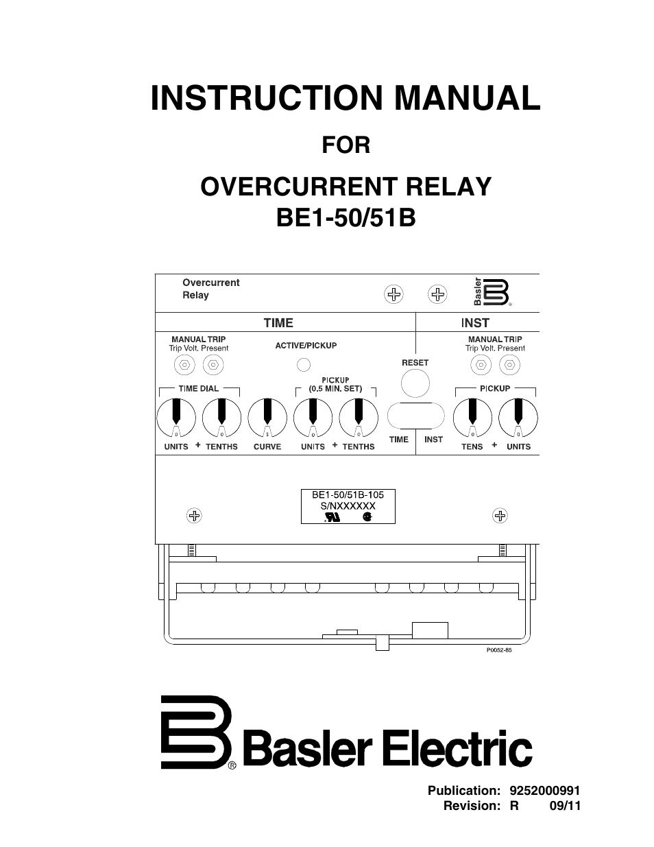 Basler Electric BE1-50/51B User Manual | 76 pages