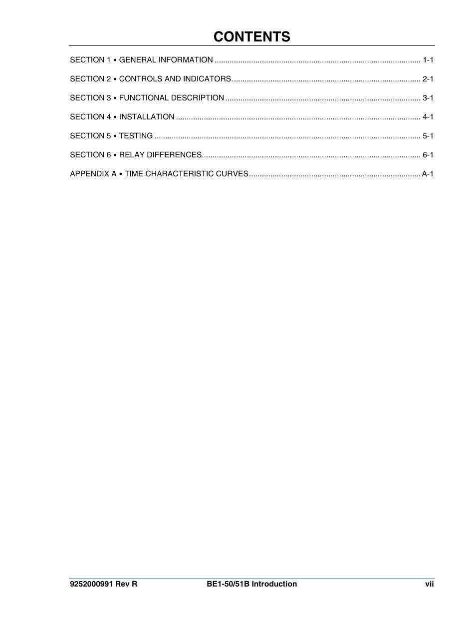 Basler Electric BE1-50/51B User Manual | Page 9 / 76